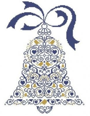 Cardinal Christmas Bell - Alessandra_Adelaide_Needleworks Pattern