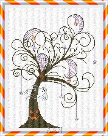 Halloween Tree - Alessandra_Adelaide_Needleworks Pattern