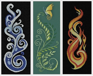 Bookmarks of Elements - Alessandra_Adelaide_Needleworks Pattern