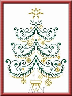 Christmas Tree 43 - Alessandra_Adelaide_Needleworks Pattern