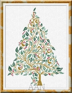 Christmas Tree 93 - Alessandra_Adelaide_Needleworks Pattern