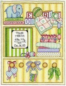 Precious Baby Birth Sampler - Bobbie_G Pattern