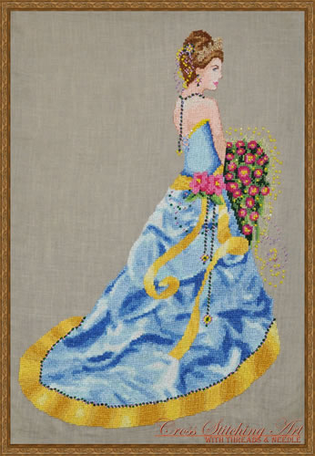 Milady of Summer - Cross_Stitching_Art Pattern