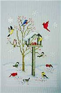 Winter Feeder - Crossed_Wing_Collection Pattern