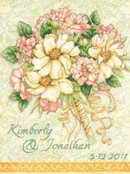 Wedding Record Bouquet - Dimensions Pattern