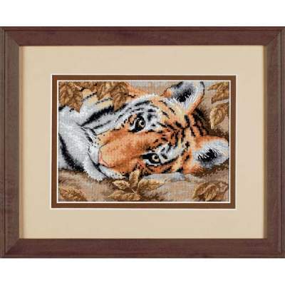 Beguiling Tiger - Dimensions Pattern