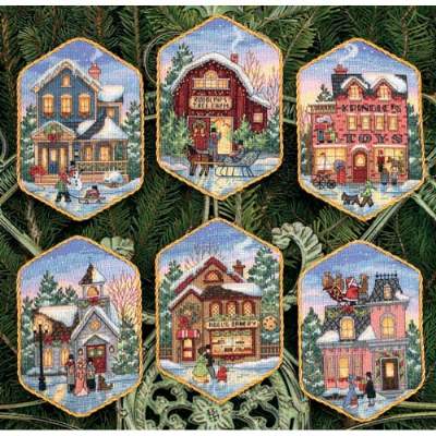 Christmas Village Ornaments - 