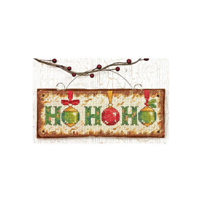 Ho Ho Ho Ornament - Dimensions Pattern