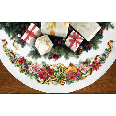 Holiday Harmony Tree Skirt - 