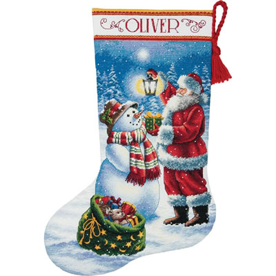 Holiday Glow Stocking - Dimensions Pattern