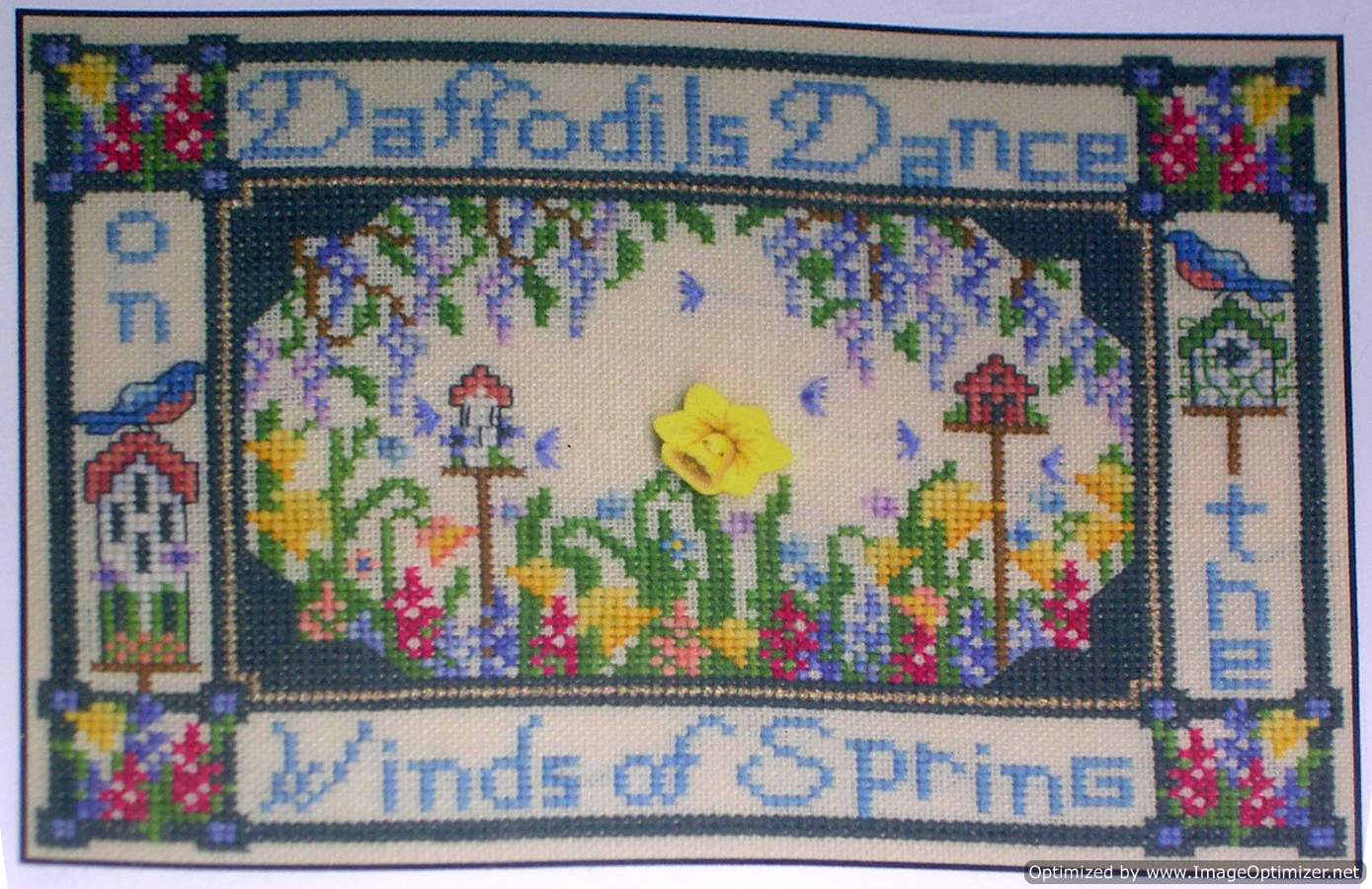 Garden of Daffodils - Black_Swan Pattern