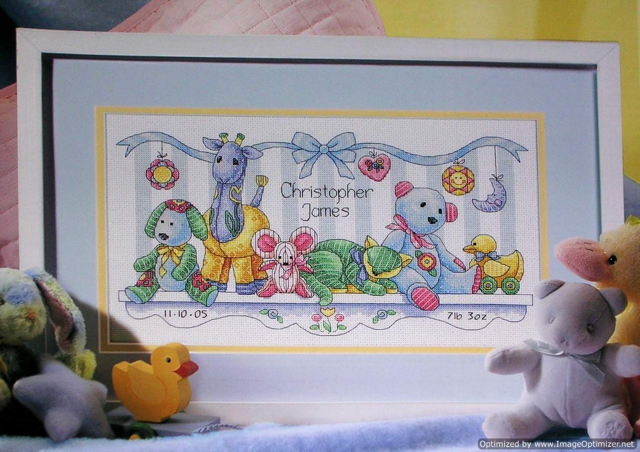 Toy Shelf Baby - Dimensions Pattern