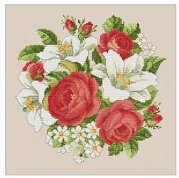 Roses and Lillies - Ellen_Maurer_Stroh Pattern