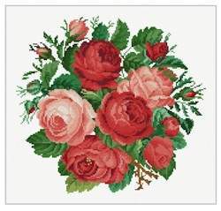Bouquet of Roses - Ellen_Maurer_Stroh Pattern