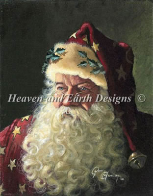 Portrait of Father Xmas - Heaven_and_Earth_Designs Pattern