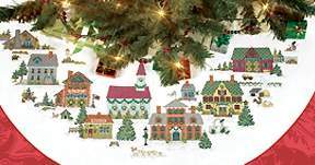 Our Town Treeskirt - JCA::Michael_LeClair Pattern