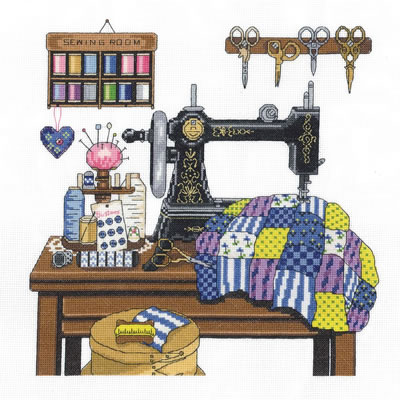 Antique Sewing Room - Janlynn Pattern