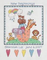 Noahs Ark Birth Announcement - 