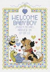 Welcome Baby Boy - Janlynn Pattern