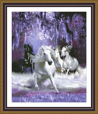 Horses in the Night - Kustom_Krafts Pattern