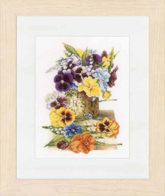 Pot of Pansies - 