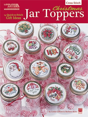 Christmas Jar Toppers - Leisure_Arts Pattern