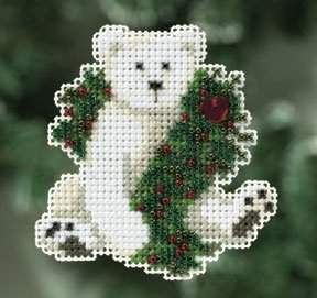 Holiday Polar Bear - Mill_Hill Bead_Kits