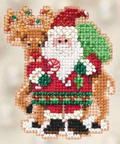 Santa and Rudolph - Mill_Hill Bead_Kits