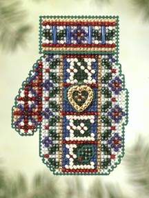 Noel Heart - Mill_Hill Bead_Kits