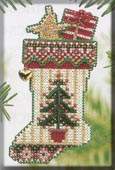 Evergreen Stocking - Mill_Hill Bead_Kits