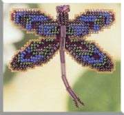 Royal Mauve Dragonfly - Mill_Hill Bead_Kits