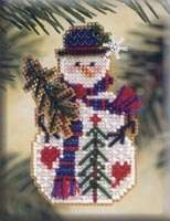 Pine Tree Snow Charmer - Mill_Hill Bead_Kits