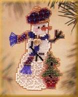 Holiday Tree Snow Charmer - Mill_Hill Bead_Kits