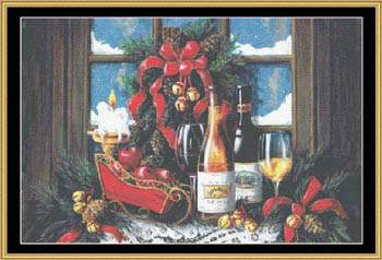 Cheers With a Sleigh - Mystic_Stitch Pattern