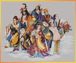 The Eight Immortals - Pinn_Stitch Pattern