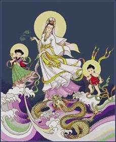 Chinese Goddess of Mercy - Pinn_Stitch Pattern