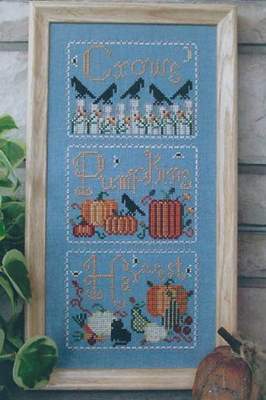 Crows and Pumpkins - Annie_Beez_Folk_Art Pattern