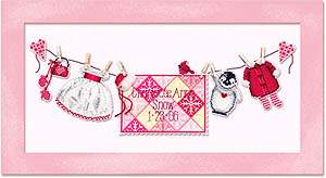 Winter Baby Girl Sunshine Line - Brookes_Books Pattern