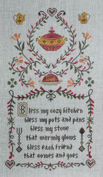 Kitchen Prayer Sampler - Cottage_Garden_Samplings Pattern