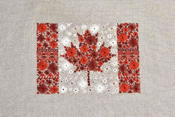 Starburst Flag of Canada - Cherry_Lane_Designs Pattern