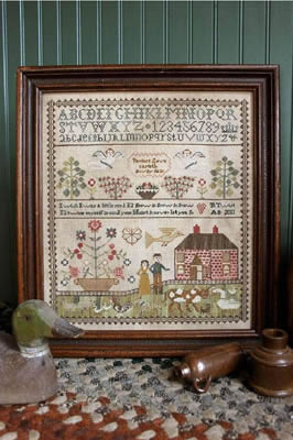 Never Let You Go - Heartstring_Samplery Pattern