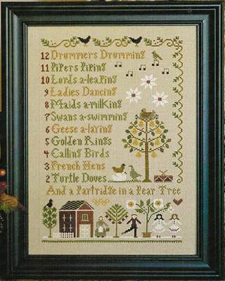 12 Days of Christmas - Little_House_Needleworks Pattern