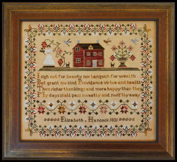 The Elizabeth Hancock Sampler - Little_House_Needleworks Pattern