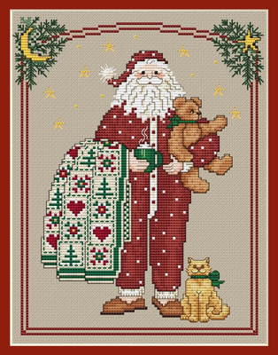 Pajama Santa - Sue_Hillis_Designs Pattern