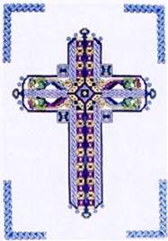Celtic Sapphire Cross - Vickery_Collection Pattern