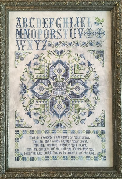 Leeds House Sampler - Rosewood_Manor Pattern