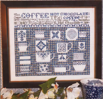 China Blue Sampler - Rosewood_Manor Pattern