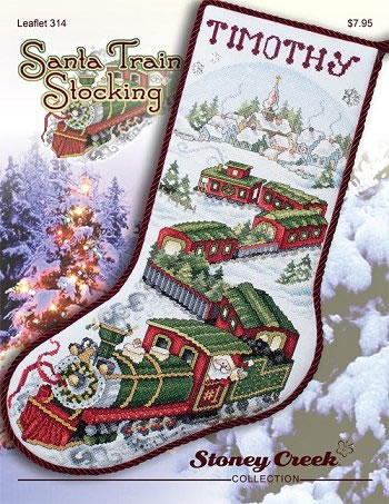 Santa Train Stocking - 