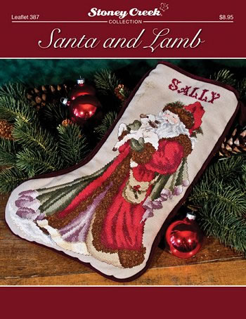 Santa and Lamb Stocking - 