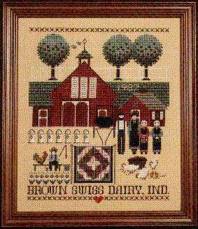 Brown Swiss Dairy - Told_in_a_Garden Pattern